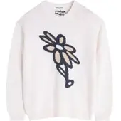 Maison Kitsuné Maglia a girocollo con grafica floreale