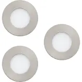 Eglo connect Fueva-C downlight 3 x 3W RGBW nichel