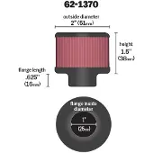 K&N Filtro Dell´aria 62-1370