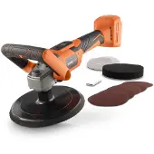 Powerplus Lucidatrice Elettrica Senza Batteria Senza Ricarica 180 Mm 20v 8 Pezzi