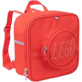 LEGO Zaino a forma di mattoncino con 1 bottoncino - Rosso