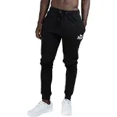 Lonsdale Pantaloni 'Pilsdon' nero / bianco