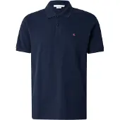 Calvin Klein Jeans Maglietta 'Monogram Embroidery Piqué' navy