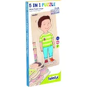 Beleduc Puzzle Di Anatomia Maschile 5 In 1 29 Pezzi