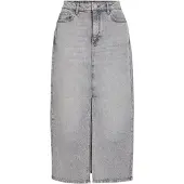Vila Vijaf Midi Gonna Di Jeans