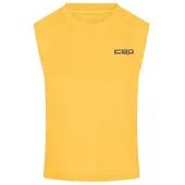 Cep Women's Run Shirt Sleeveless Canotta Donna (XS, giallo)