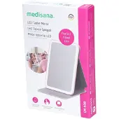 Medisana CM 400 specchio LED pieghevole ricaricabile USB-C