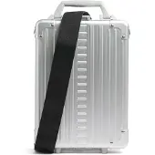 Aleon Aluminum Vertical Valigetta 25 cm Vano porta PC color argento