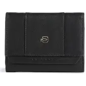 Piquadro Circle Portafoglio Protezione RFID Vera Pelle 12 cm nero