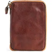 Campomaggi Portafoglio Vera Pelle 14 cm marrone