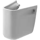 Duravit D-Code demi-colonne, 215x213mm, pour lave-mains 0705450000, blanc brillant, 0857170000, 0857170000