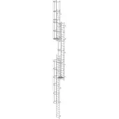 MUNK Günzburger Steigtechnik MUNK scale fisse su macchinari Alluminio, 14,00m SH