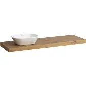 Laufen LANI Plan de toilette, une découpe à gauche, 1570x495x65mm, H4046921122671, H4046921122671