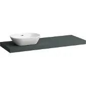 Laufen LANI Plan de toilette, une découpe à gauche, 1370x495x65mm, H4046821122661, H4046821122661