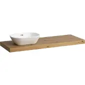 Laufen LANI Plan de toilette, une découpe à gauche, 1370x495x65mm, H4046821122671, H4046821122671
