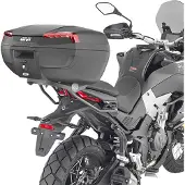 Givi TOPCASE E46 RIVIERA PIASTRA MONOLOCK 46L Nero/Rosso blu