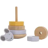 Trixie torre di legno impilabile Mrs Mouse giocattolo educativo