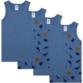 Sanetta Maglietta intima marino / blu scuro / caramello