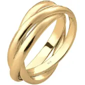 Elli Anello 'Trio' oro