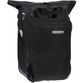 Ortlieb - Tracolla da bicicletta convertibile per ruota posteriore - Vario Ps High Visibility 26L Black Reflective - Nero