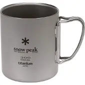 Snow Peak Ti-Double 300 Mug Tazza (300 ml, grigio)