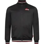 Lonsdale Giacca di felpa 'Irthing' rosso carminio / nero / bianco