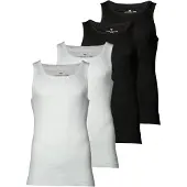 Tom Tailor Maglietta intima nero / bianco