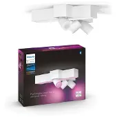 Philips Hue Centris Cross Faretto LED, bianco, a 3 luci RGB CCT