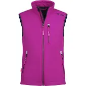 TROLLKIDS Kid's Trollfjord Vest Gilet softshell Bambini (176, fuchsia/lilla)