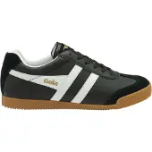 Gola Harrier Leather Sneaker Uomo (41, nero)