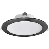 Deko-light Plafoniera LED da incasso Acrux, Ø 24 cm, nero, CCT