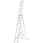 Krause 033406 Alu-V.Leiter Treppe 3x10 Sp.