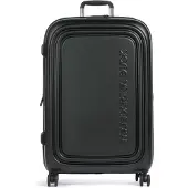 Mandarina Duck Logoduck + 4 ruote Carrello L 75 cm nero