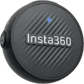 Insta360 Mic Air Transmitter - Draadloze audiozender - 48 kHz sampling rate - Zwart