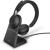 Jabra Cuffie Wireless Con Microfono Evolve2 65 Ms Stereo