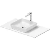 Duravit Sivida Set lavabos rectangulaires incl. console 880x500x123mm, 2680183200, 2680183200