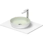 Duravit Set de lavabos Sivida rond avec console 680x500x123mm, 268012FG00, 268012FG00
