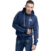 Lonsdale Giacca di felpa 'Achavanich' marino / bianco