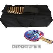 Sporti France Kit Racchetta (borsa + 20 Racchette) Shooter