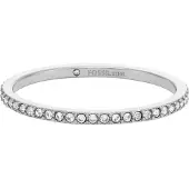 Fossil Anello Ellis Pavé Acciaio Jf04687040 52 Mm — Anello
