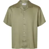 Selected Camicia A Maniche Corte Uomini Verde M
