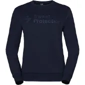 Sweet Protection Women's Sweet Crew Maglione Donna (XS, blu)