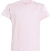 Adidas Girl's 3-Stripes Tee T-shirt Bambini (170, bianco)