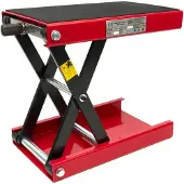 HBM Mini sollevatore per moto piatto 450 kg - Rosso