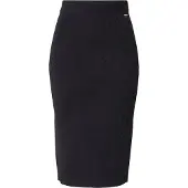 Armani Exchange per donna. 8NYN9AYMH6Z1200 Gonna midi nera (L), Nero, Casual, Viscosa