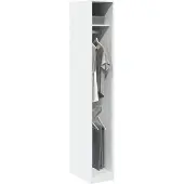 vidaXL Armadio bianco 30x50x200 cm Materiale a base di legno