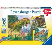 Ravensburger Puzzle Del Sovrano Primordiale 3 X 49 Pezzi