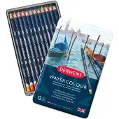 Derwent Matita Acquerellabile Metallizzata 12 Unità