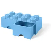LEGO Cassetto-mattoncino a 8 bottoncini - Azzurro