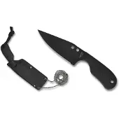 Spyderco Coltello da collo Subway Bowie Black Blade